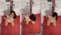 Lizette Dayana en video mojado en la ducha