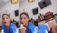 Sofía Lopes en video xxx comiendo plátano