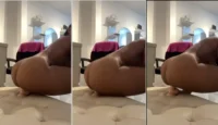 Pussy Sharicick Logatto obteniendo vibrador en el coño