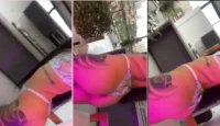 Nymphet tatuado, Mayra Alejandra que muestra su nueva lencería