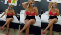 Clara Ferrari aparece en video si mostraba una forma audaz y provocativa