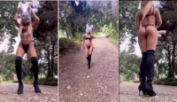 Las bragas de Jennie y el video de sujetador rodan en la calle